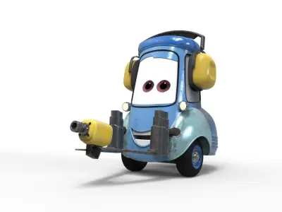 Guido Cars Forklift 3D print model