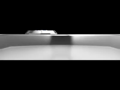 Messika Necklace Uno Pave 3D print model