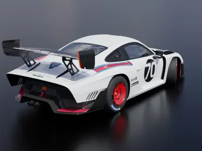 2020 Porsche 935 - DMAX Designs 3D model