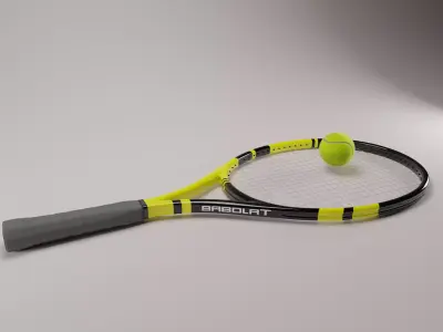 Tennis racket 3D model