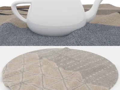 Rugs No 758 Low-poly 3D model