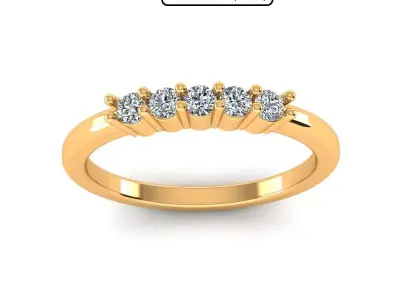 Band Ring 3D print model