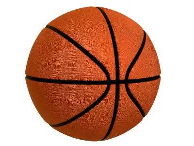 Realistic Basketball Low-poly 3D model