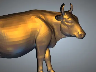cow design 3D print model