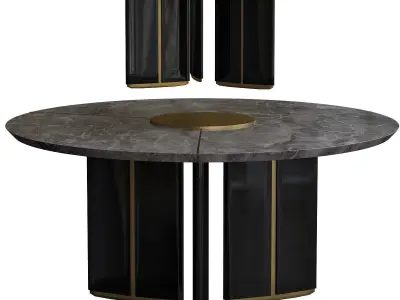 Coffee table-side table Collection 32 Pieces 3d model 3D model