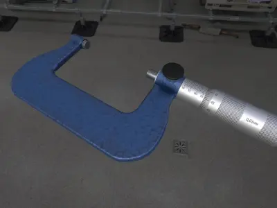 Micrometer 50-75mm 3D model