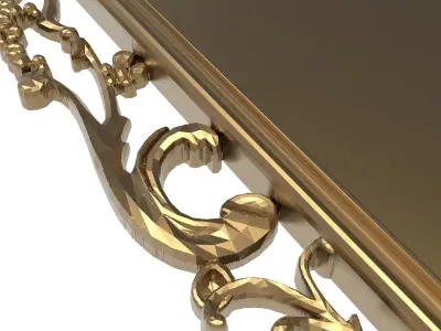 carved frame 3D model 17