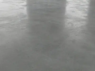 Polished concrete floor 3D model