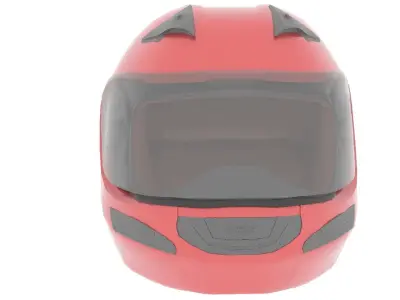Motorbike Helmet Model Free 3D model