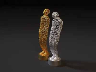 Figures in the form of men 3D print model