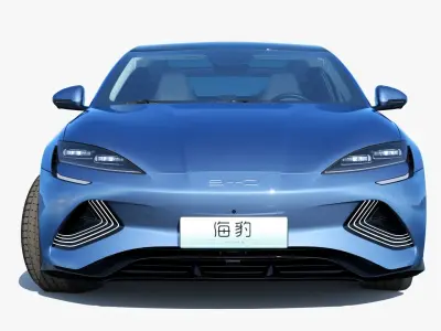 2024 BYD Seal EV Champion Edition With interior 3D model