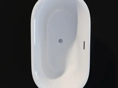 Thg-paris Honore bathtub b693 3D model