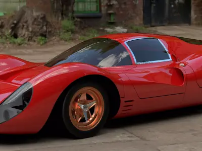 Ferrari p4 3D model