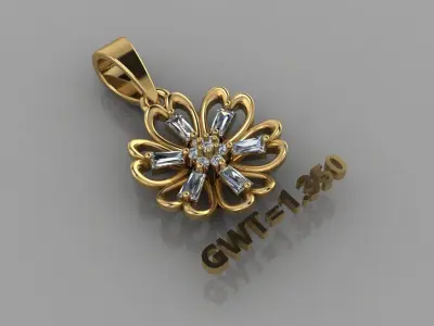 FASION  PENDANT 3D model get