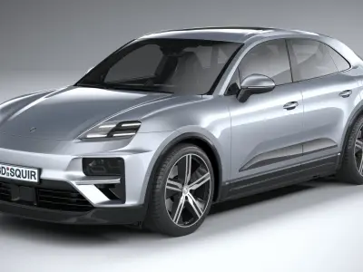 Porsche Macan Turbo 2025 3D model