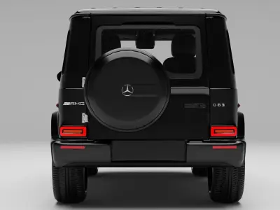 M e r c e d e s AMG G63 with Interior 3D model