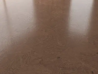  Parquet Oak Walnut Brushed set 7 3D model