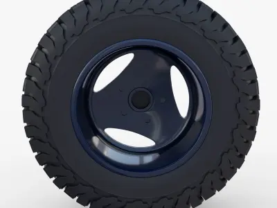 Range Rover Classic Wheel BF Goodrich AT 3D model