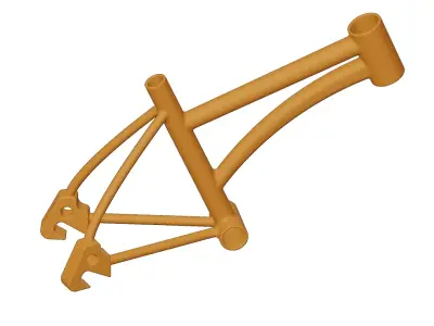Plastic Bike Frame Toy 3D model