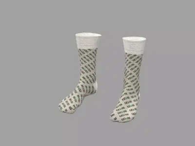 Socks Pair 3D model