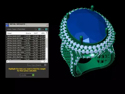 EMERALD OVEL GOLD RING ENGMENT BEST RING  3D model