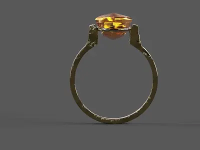 High-Quality 3D Ring Model Low-poly 3D model