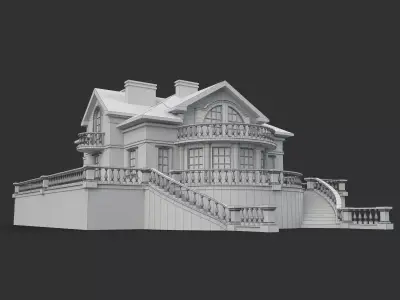 Villa Country House 3D model