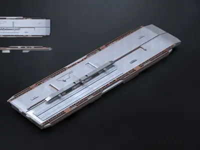 10 SUB-D Scifi Architecture Kitbash Elements Vol II 3D model