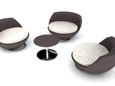 Patio Furniture Set 3D model