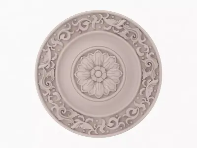 Classic Ceiling Medallion 52 3D model