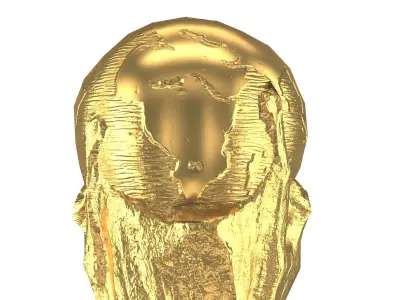 FIFA World Cup Trophy Low Poly 3D model
