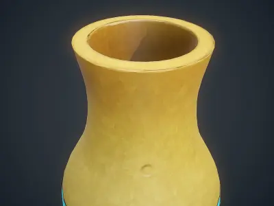 Stylized Vase Low-poly 3D model