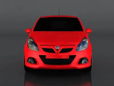 Vauxhall Corsa Low-poly 3D model