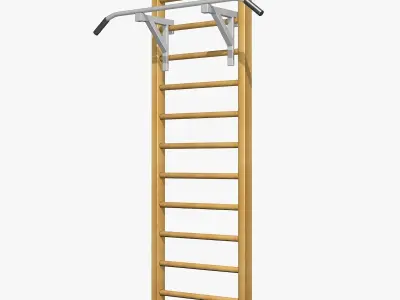Gymnastic Ladder 3D model