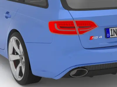 Audi RS4 Avant Nogaro  3D model