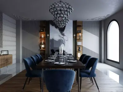 Interior - Diningroom - 280823 3D model