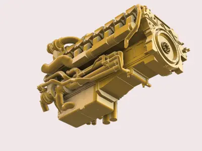 CATERPILLAR C175-16 3D print model