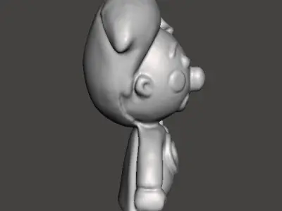 PLIM PLIM THE LITTLE CLOWN PVC FIGURE MODEL TOY SCULPTURE 3D print model