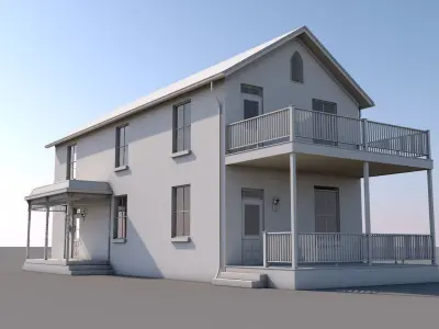 Traditional House 1 3D model