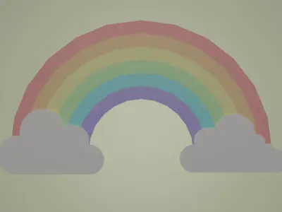 Playroom Low-poly 3D model