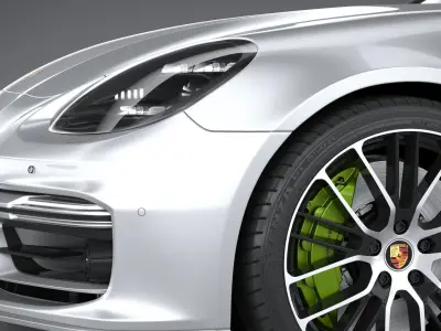 Porsche Panamera 4 e-hybrid Sport Turismo 2021 3D model