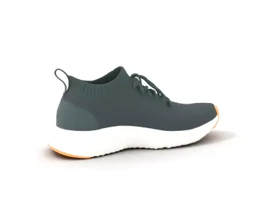 Emerald Knitted Sneaker model pack Low-poly 3D model