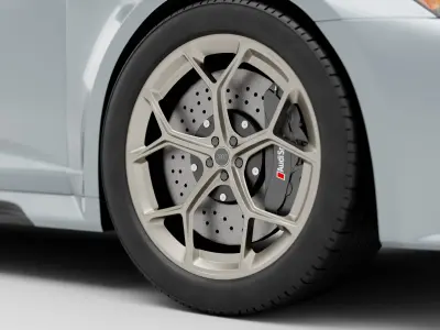 Audi rs6 2024 avant 3D model