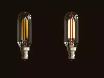 Dimmable T6 LED Bulbs 3D model