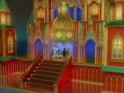 Christmas crib 3D model