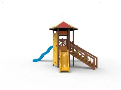Playground tipe A 3D model