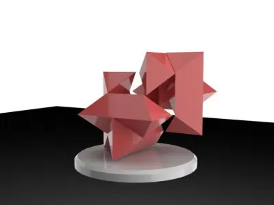 Escher Polyhedron Ready To Print 3D model