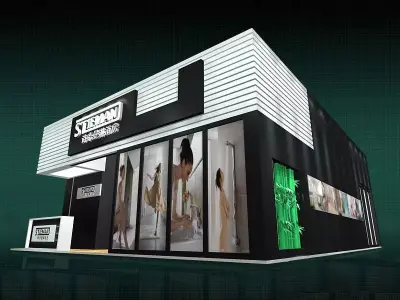 Showroom - Area - 12X10-3DMAX2009-027 3D model