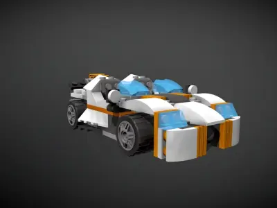 Lego Future Flyers Car 3D model
