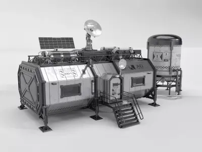 Lunar habitat  3D model
